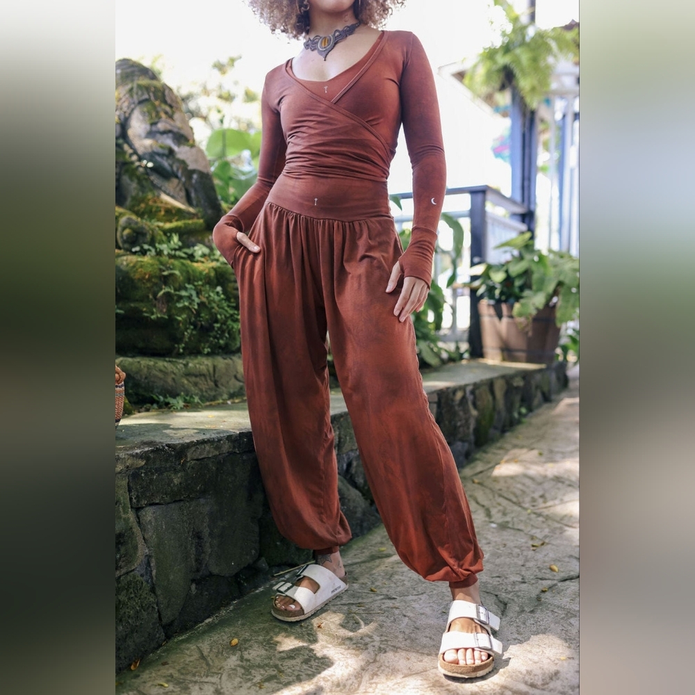 PURUSHA PEOPLE Magic Inside Genie Pants L